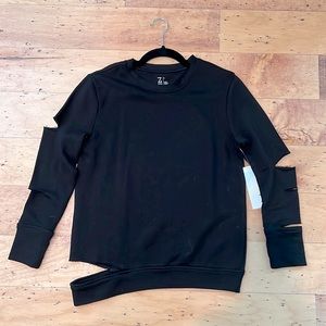 Z by Zella distressed sweater